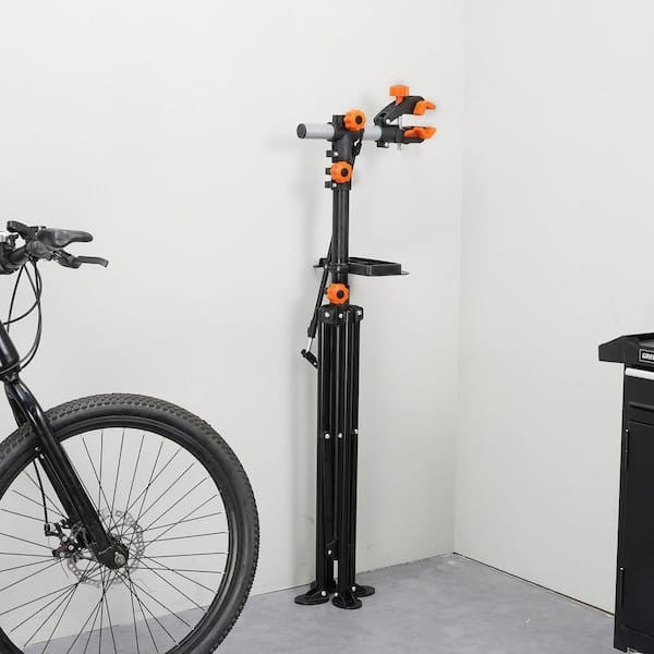 Heavy-Duty Bike Repair Stand 80 Lb Capacity - Adjustable Steel Bicycle Support