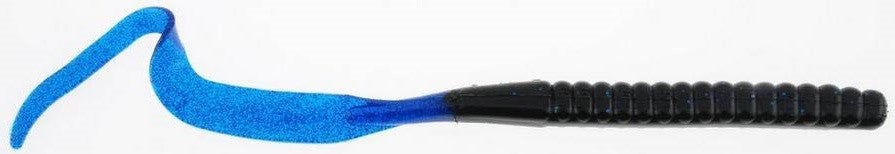 Fishing Power Worms 10 Inch 8 Pack - Soft, Ribbontail Design for All Fish Species