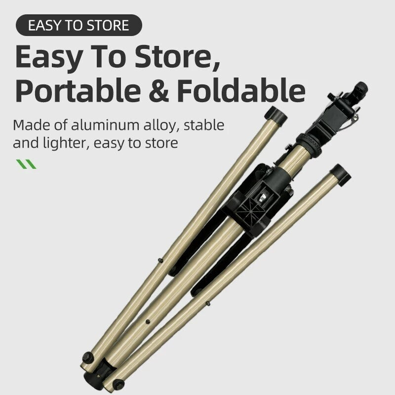 Lightweight Bicycle Repair Stand with Height Adjustment & Folding Design