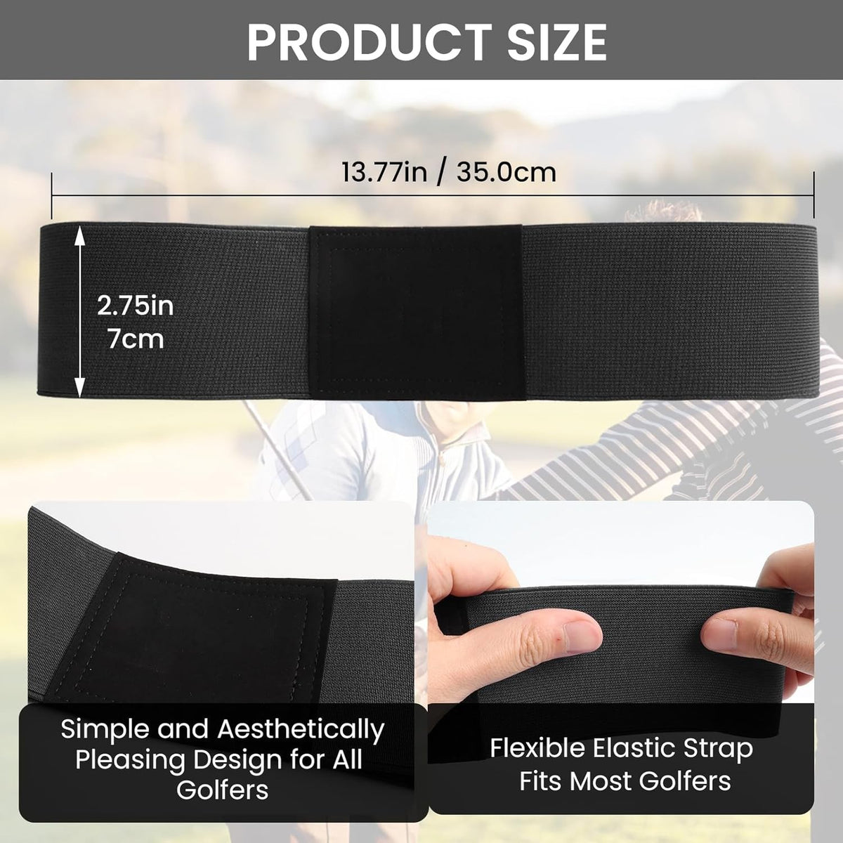 Golf Swing Power Band Training Aid for Improved Accuracy and Distance