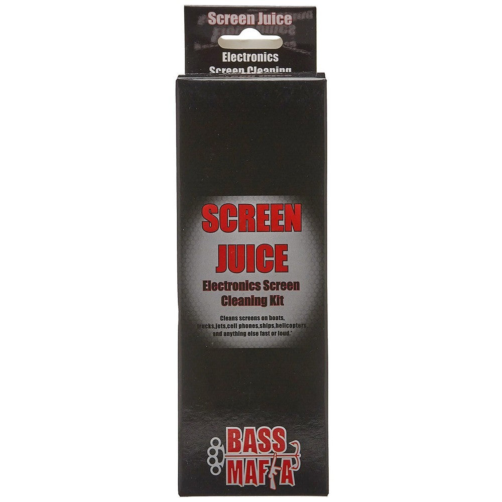 Electronic Screen Cleaner Kit - 3oz Marine & Fishing Device Screen Cleaner with Cloth & Brush