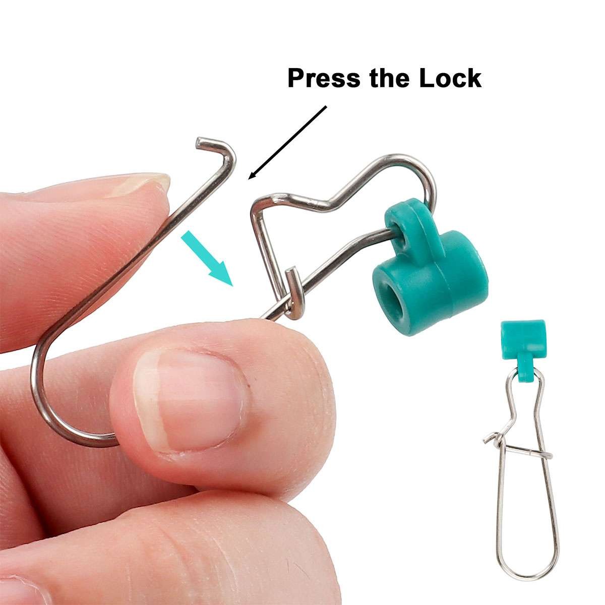 50Pcs Fishing Sinker Slides Kit for Braid Lines - Heavy Duty, Easy Rigging