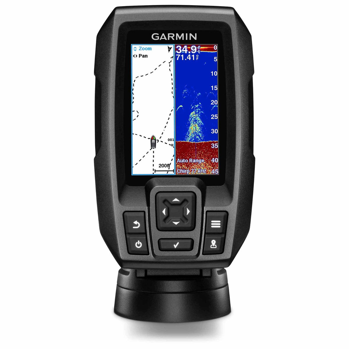 Garmin Fishfinder with GPS and CHIRP Sonar 4-Inch Display Model 010-01550-00