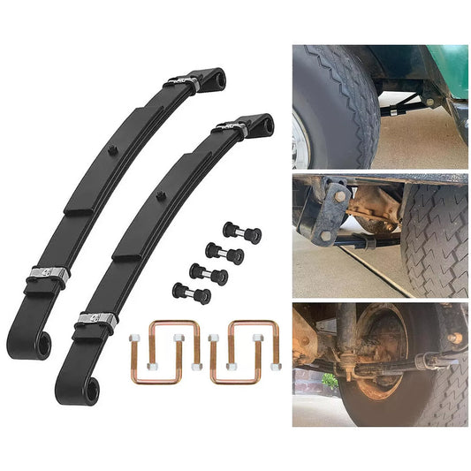 Heavy Duty Rear Leaf Springs for EZGO TXT Golf Cart 1996-2013 Set of 2