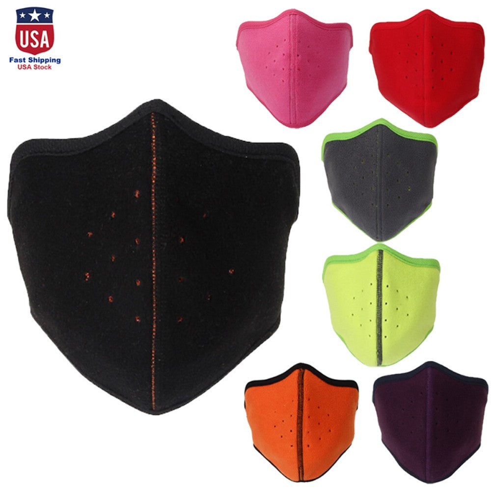Winter Windproof Half Face Mask for Men Women Skiing Cycling Running