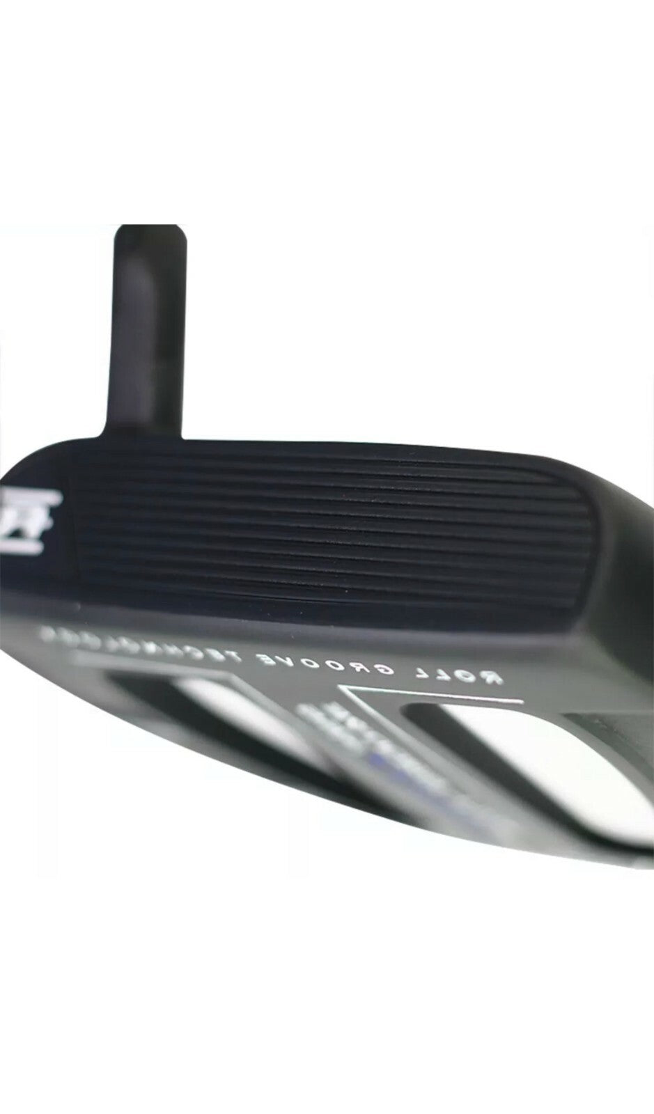 Left Handed 35" Golf Putter with Dual Winged Mallet Head & Roll Groove Technology