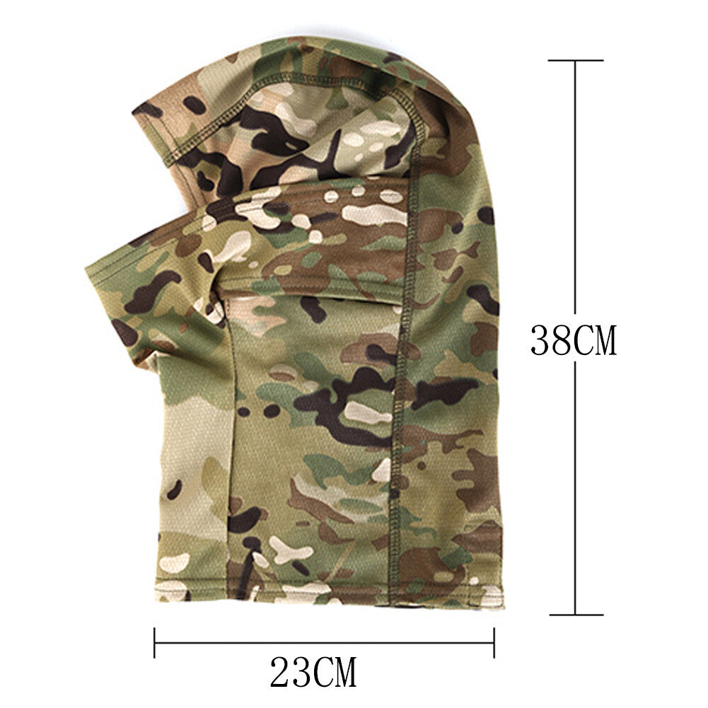 Tactical Full Face Mask for Outdoor Activities - Military Balaclava