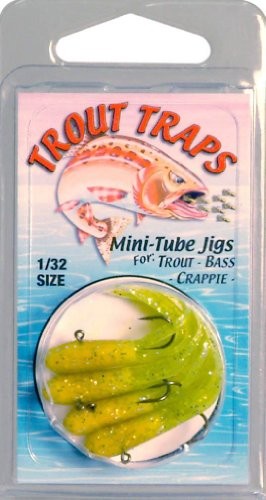 Fishing Tube Jig 1/32 Oz with Gamakatsu Hooks - Trout Trap Pack
