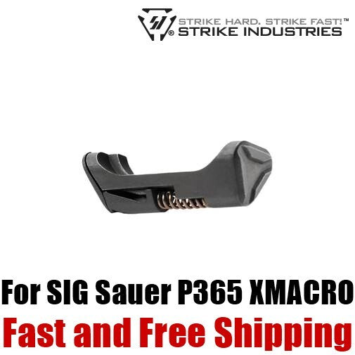 Extended Mag Release for Sig Sauer P365 XMACRO - Reversible Stainless Steel Upgrade