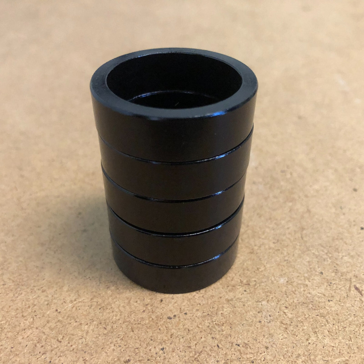 Bike Headset Spacers 1-1/8 Inch Aluminum Alloy Set Varies Sizes 5pcs