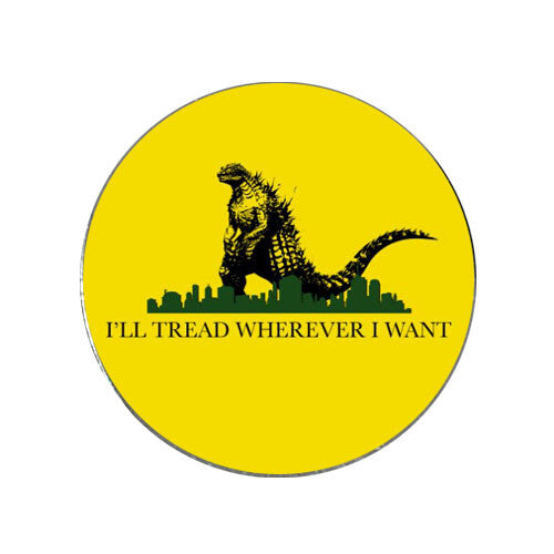 Godzilla Tread Golf Ball Marker - Novelty Waterproof Green Marking Accessory