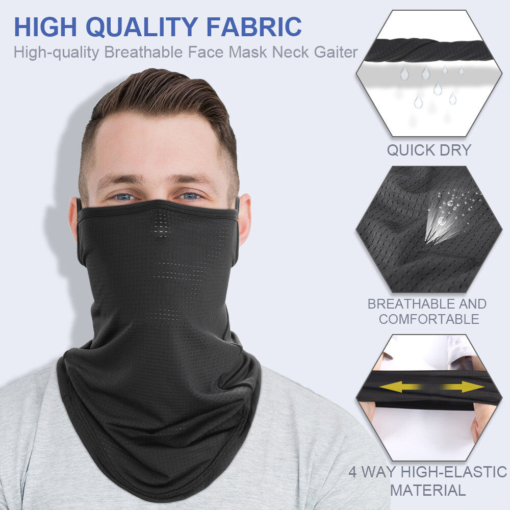Outdoor Neck Gaiter Face Mask Bandana Scarf for Sun & Wind Protection