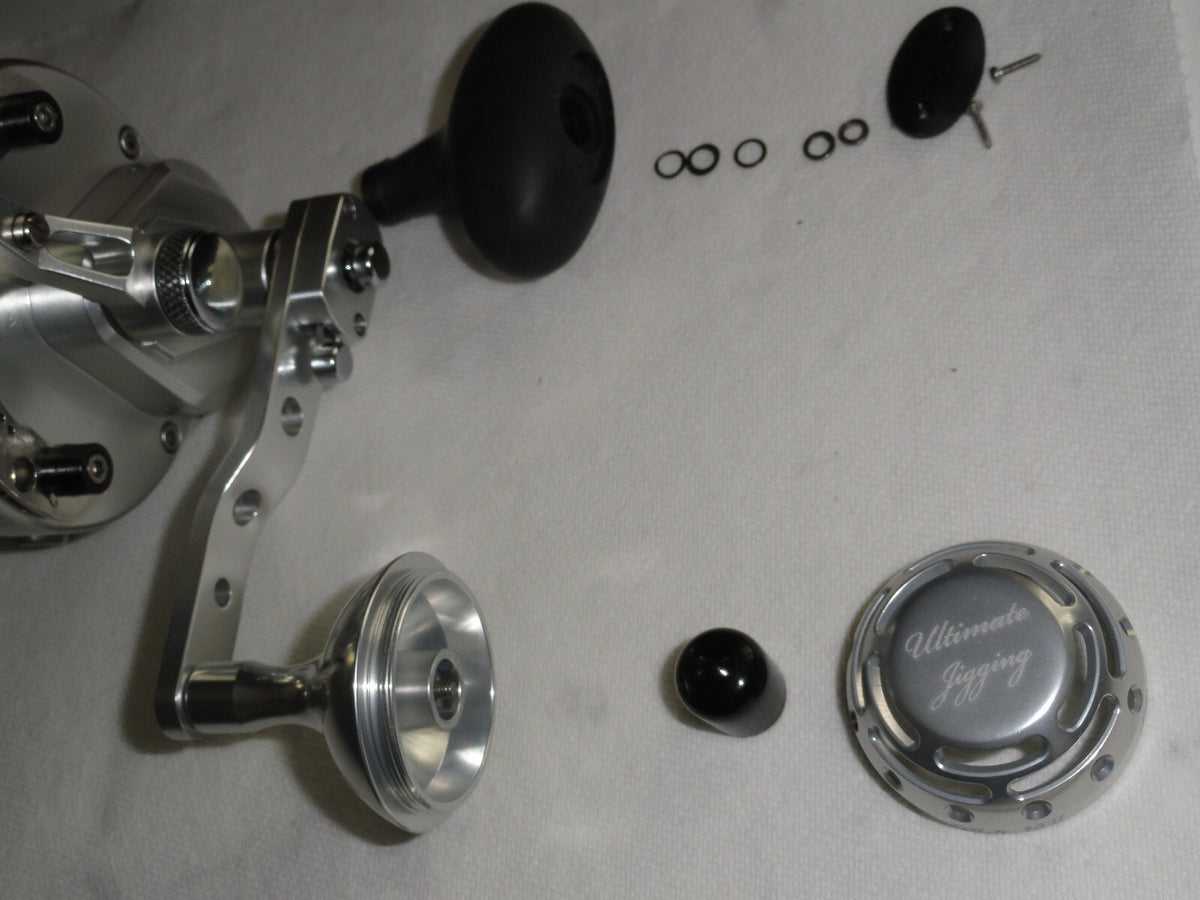 Fishing Reel Power Knob for Avet SX MXL MXJ LX HX Raptor - Aluminum, Silver