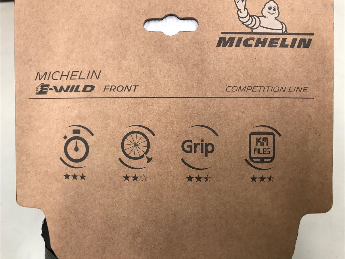 Michelin E-Wild Front Bicycle Tire 27.5x2.8 E-Gum-X, Gravity Shield, E-Bike Ready