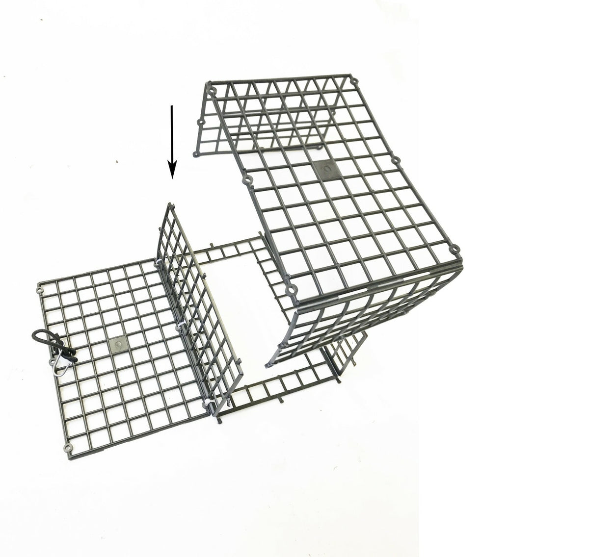 Crab Trap Bait Cage with Vinyl & Plastic Cases for Crabbing | Multiple Sizes