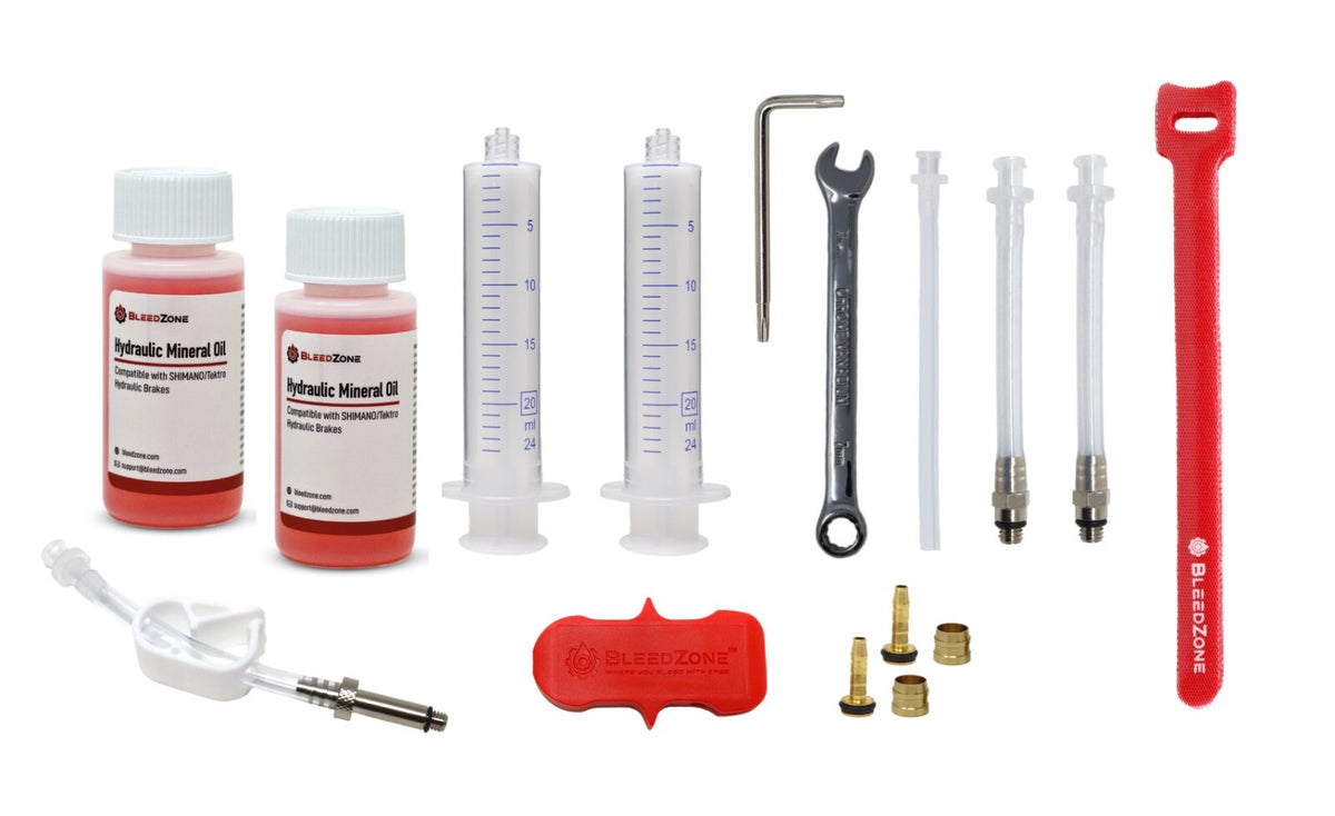 Hydraulic Brake Bleed Kit for Tektro & TRP Bikes - Multiple Features