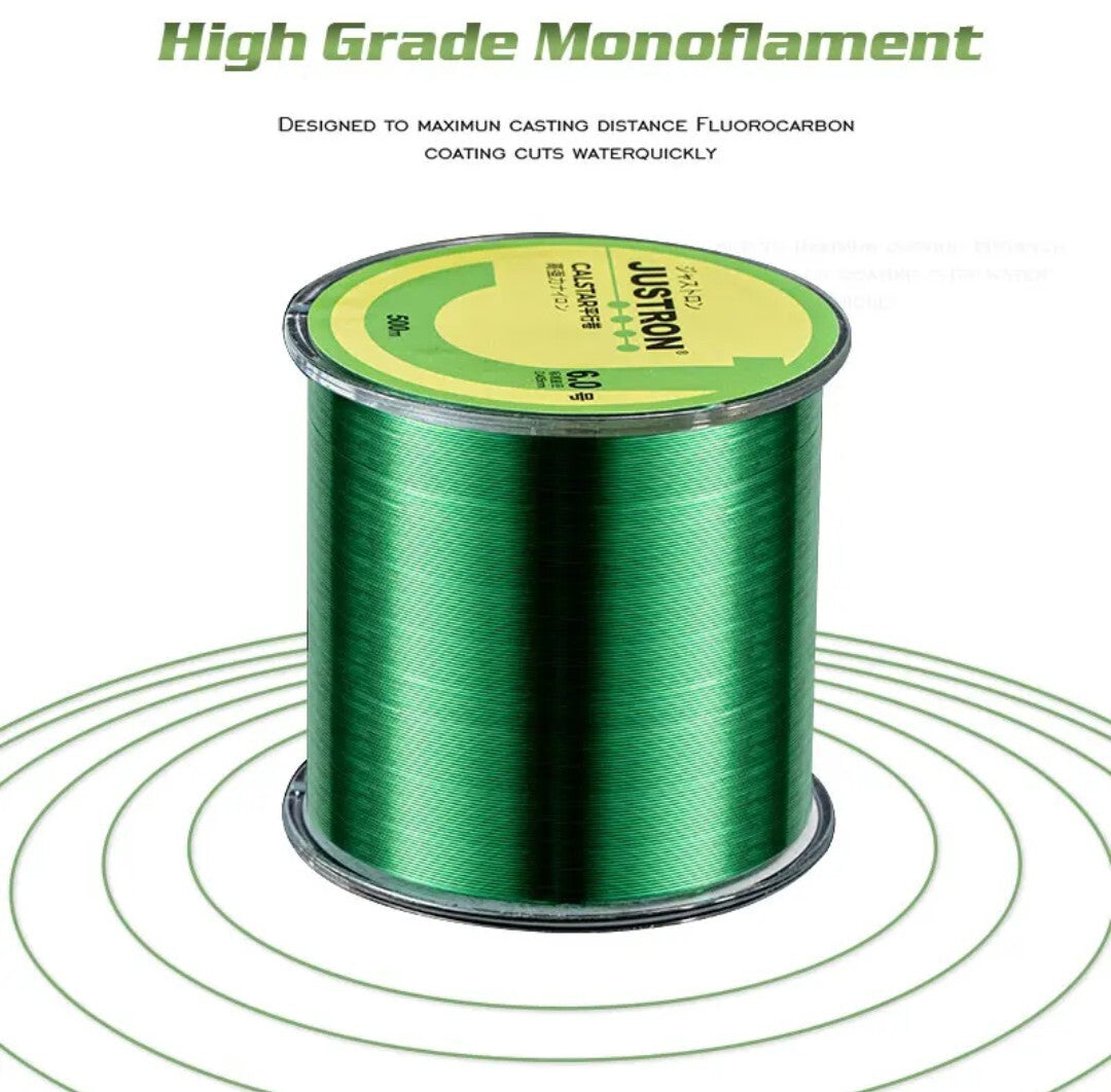 Super Strong Monofilament Nylon Fishing Line 550 Yards - High Strength & UV Resistant