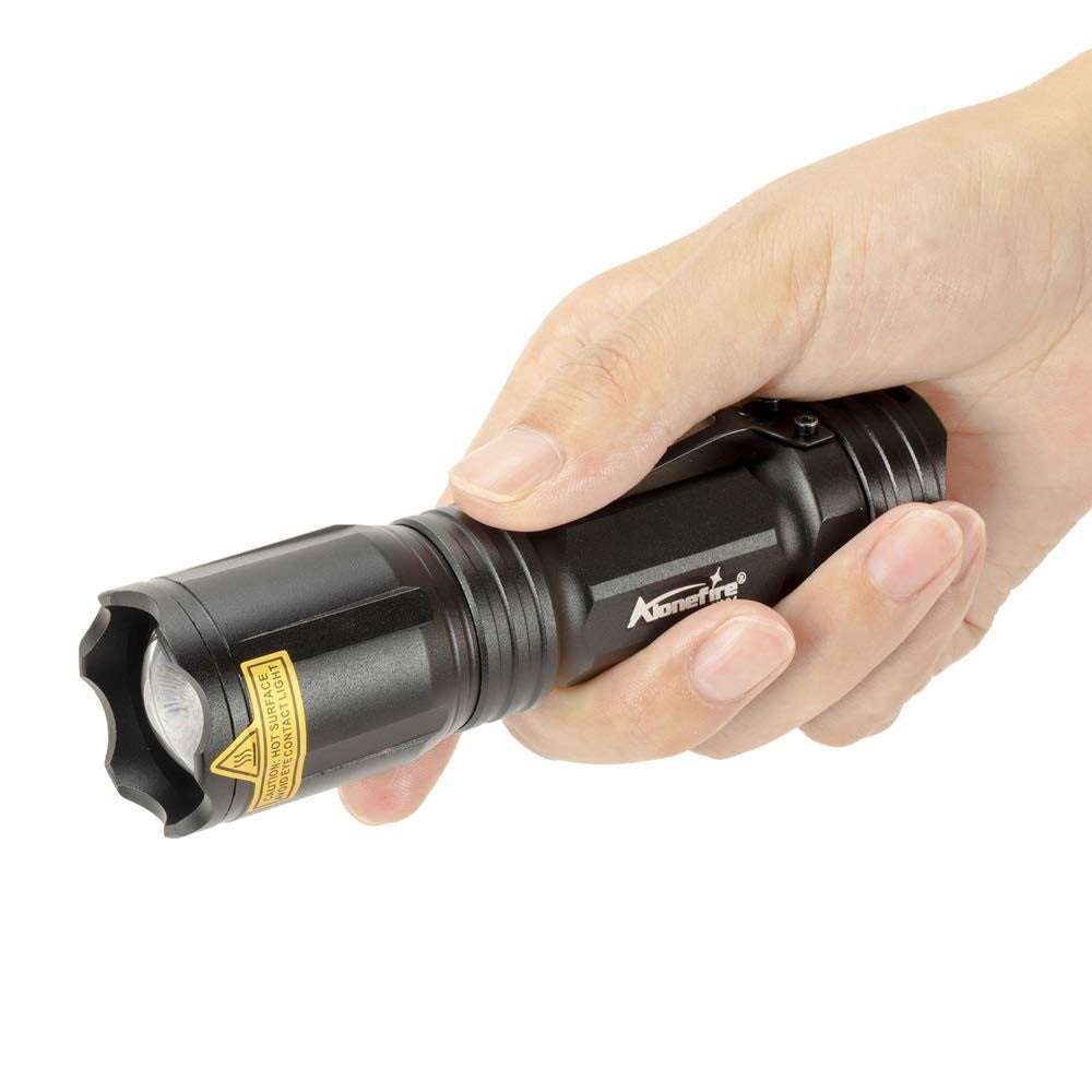 Multicolor Rechargeable LED Tactical Flashlight Waterproof with Focus