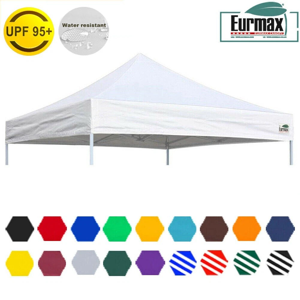 10x10 Replacement Canopy Top Cover for EZ UP & Instant Tents - Water-Resistant UV Block