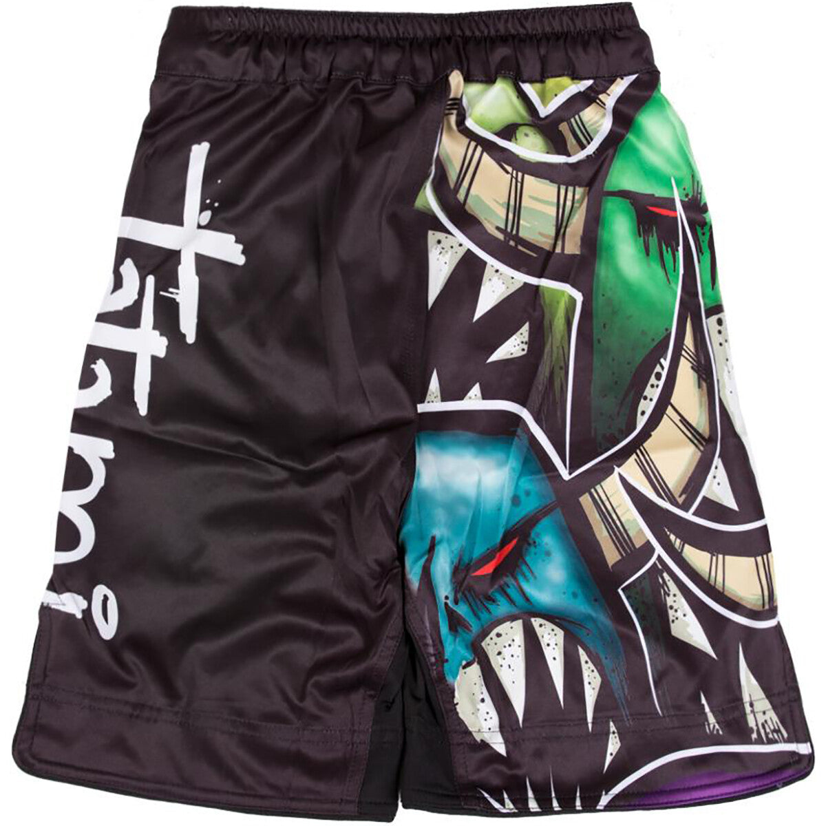 Kids MMA Fight Shorts with Graphic Design - Durable Polyester/Spandex