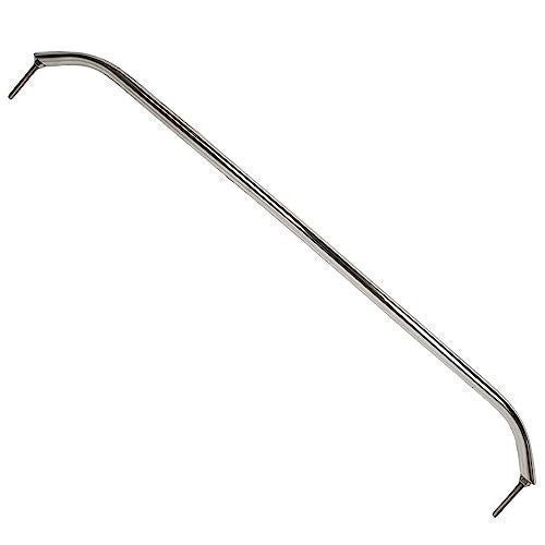 30-Inch Stainless Steel Boat Handle Grab Bar with Flange for Yachts & Marine Use
