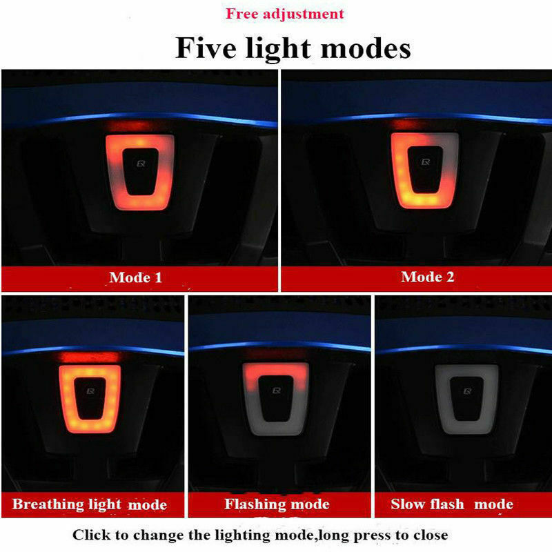 Rechargeable Waterproof Bike Rear Light with Multiple Modes