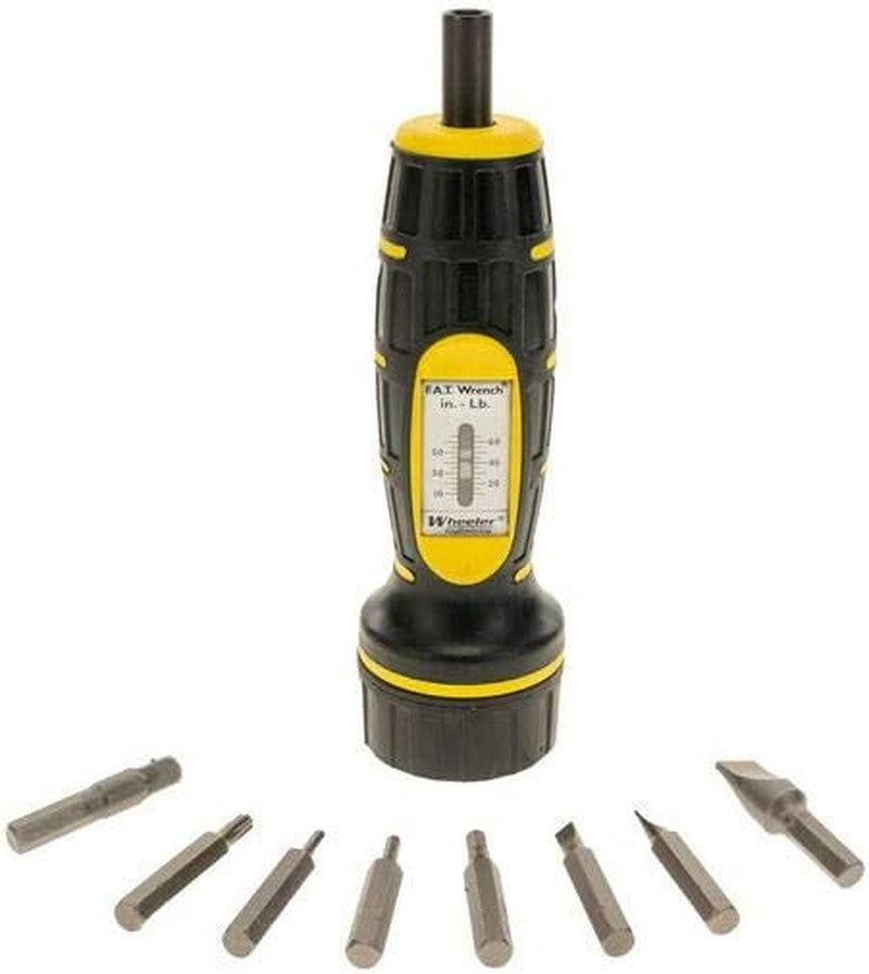Adjustable Torque Wrench with 10-Bit Screwdriver Set for Firearm Maintenance