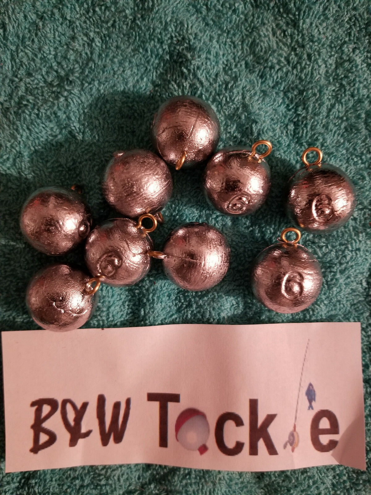 6 oz Cannonball Lead Fishing Sinkers - Bulk Pack of Multiple Quantities