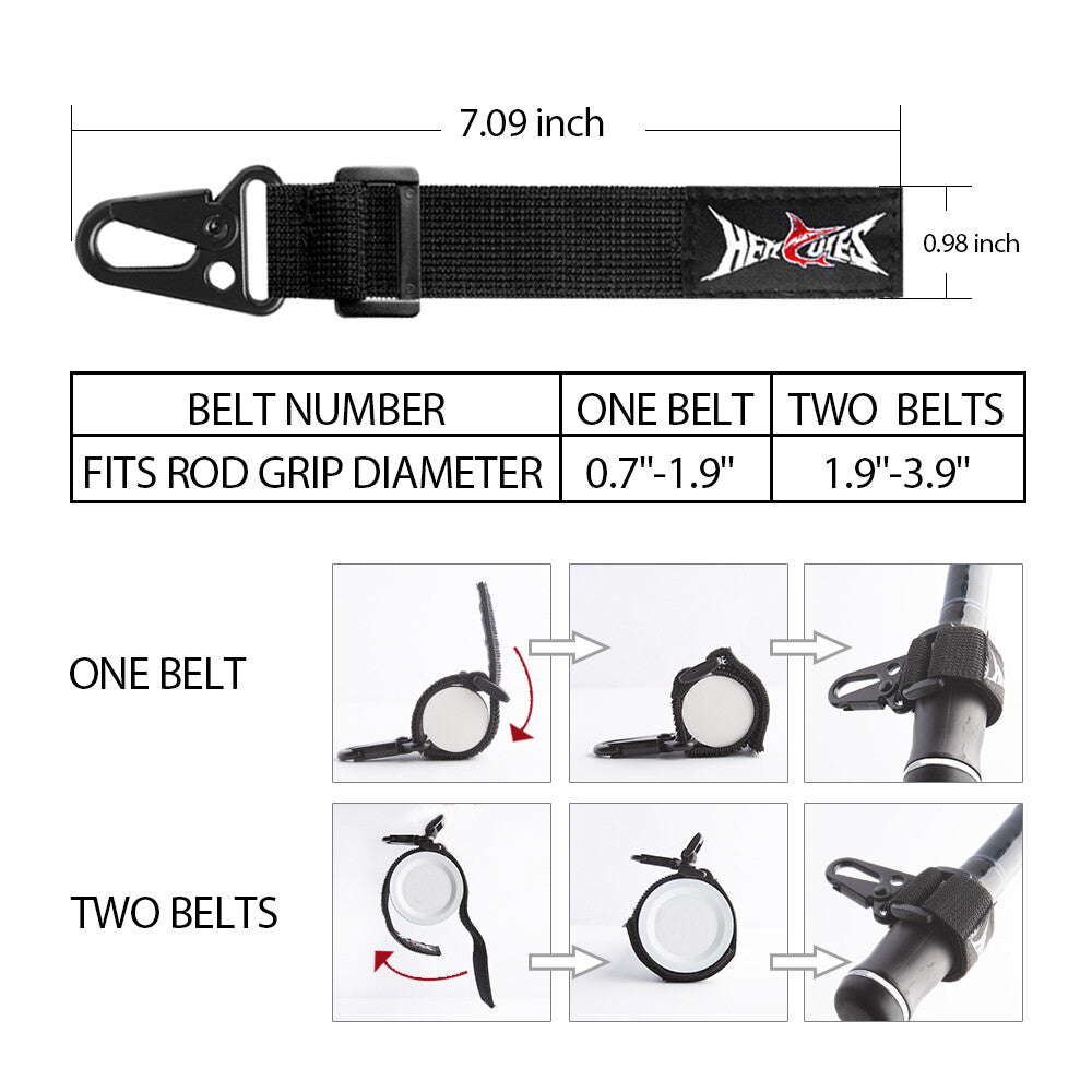 Retractable Fishing Lanyard Coiled Tether for Fishing Gear Safety - 5.9 Inch