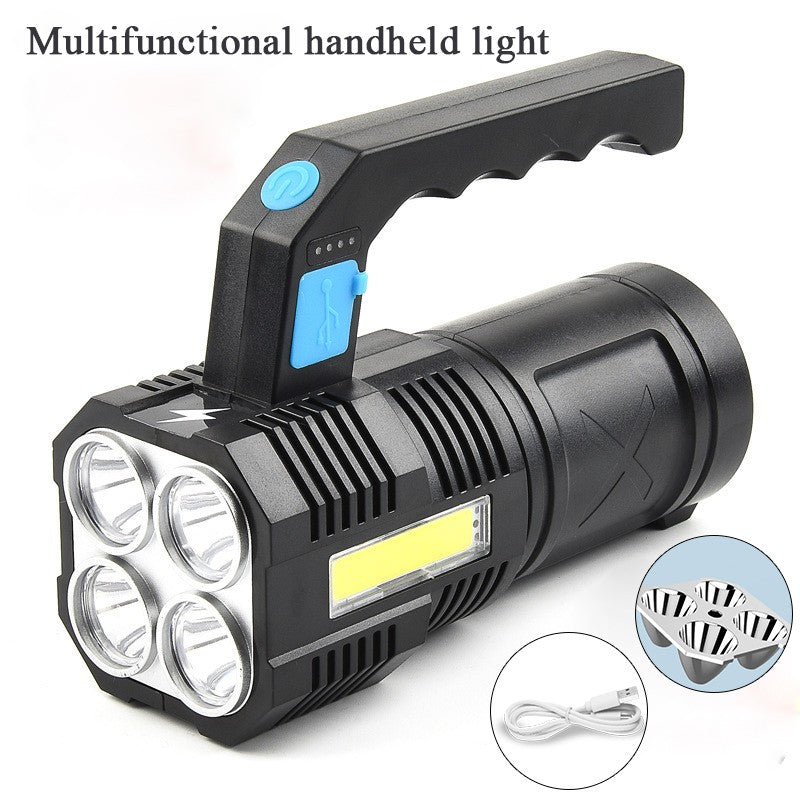 Super Bright 99000000LM LED Tactical Flashlight USB Rechargeable Handheld Torch