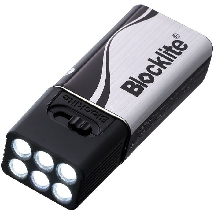 9V Flashlight Emergency Battery Included Compact Handheld Light