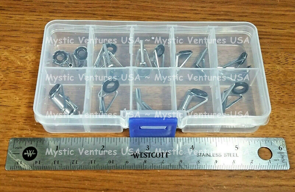 Fishing Rod Tip Repair Kit 10 Sizes for DIY Fixing Broken Tips