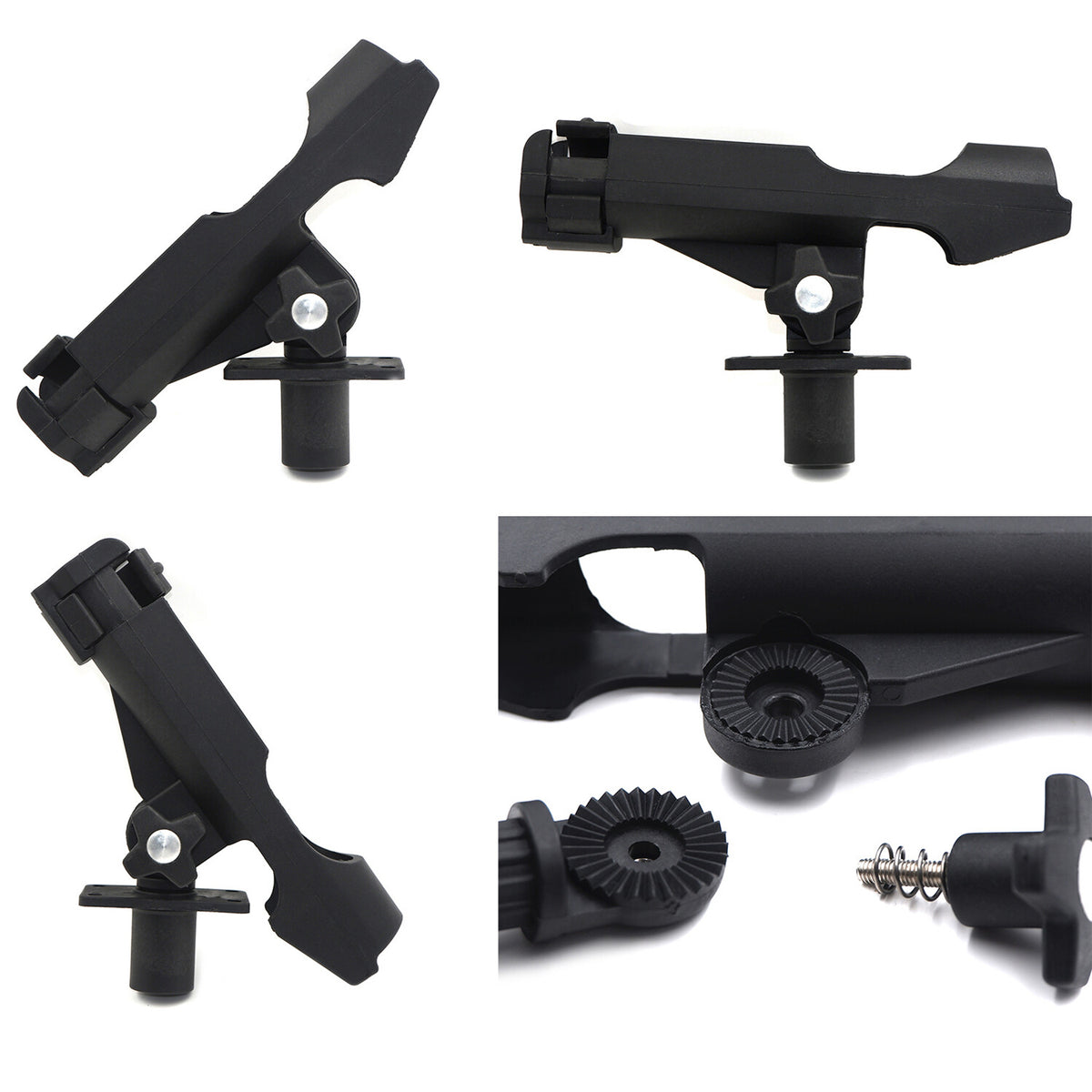 Adjustable Kayak Boat Fishing Rod Holder Set - 2 Pieces