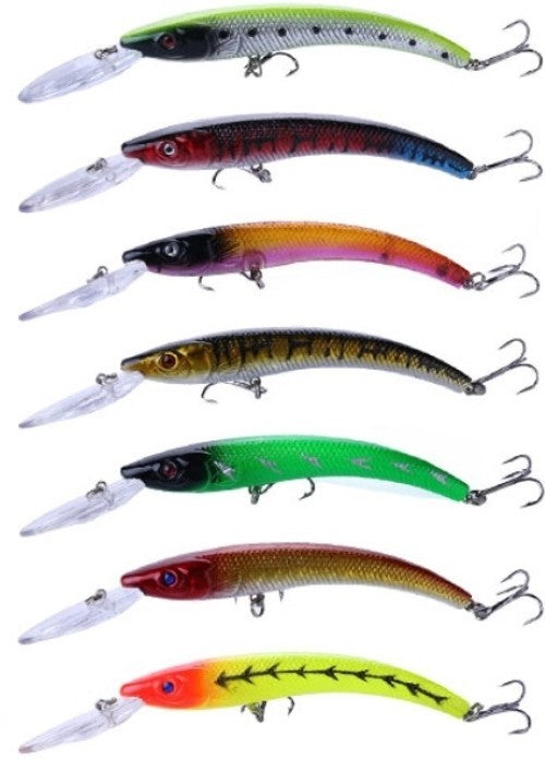 Deep Diver Crankbait for Walleye and Predator Fish - 6 Inch Fishing Lure