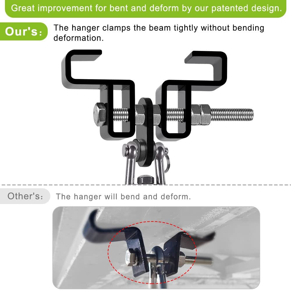 Heavy Duty Steel Beam Clamp for Heavy Bag Mount and Punching Bag Hanger