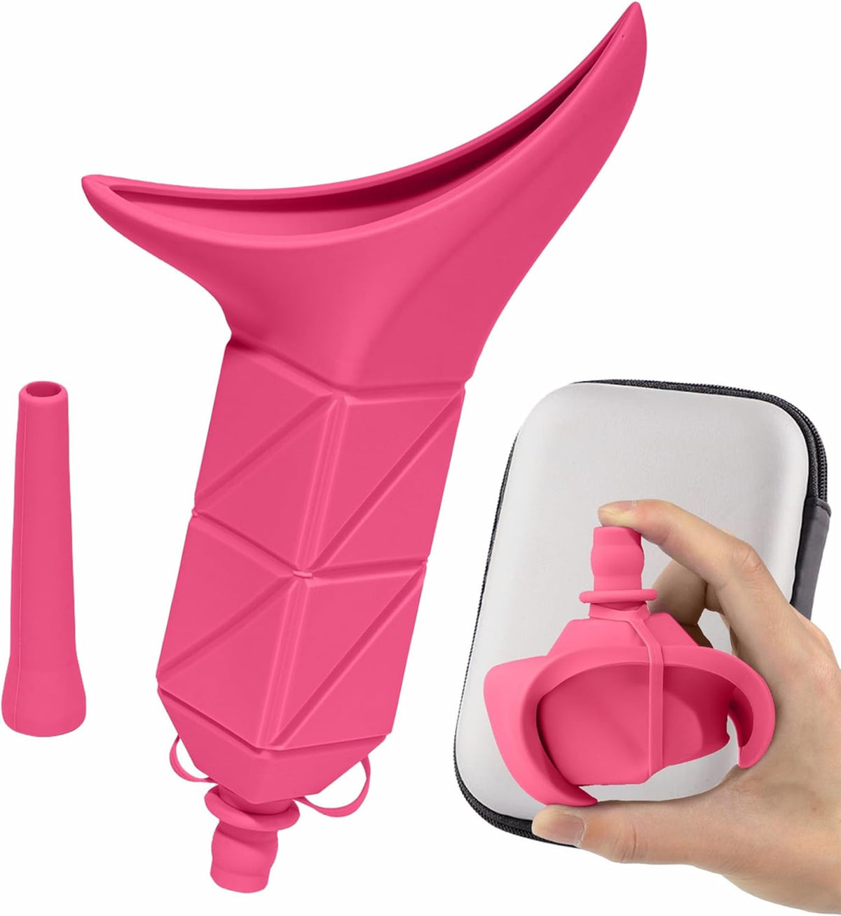 Foldable Silicone Female Urination Device for Camping & Outdoor Use