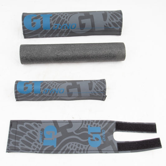 Pad Set GT Black Blue Fitness Exercise Mats - Non-Slip Workout Pads