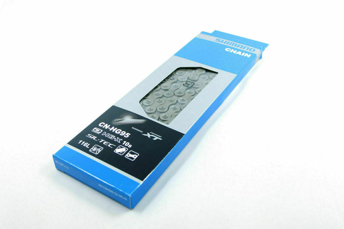 10-Speed Bike Chain Deore XT CN-HG95 116 Links MTB Road Cycling Chain