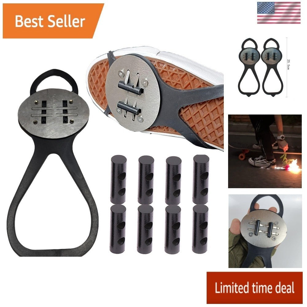 Spark Effect Bicycle Shoe Pads for Cycling & Stunt Performance - Safety & Visual Impact