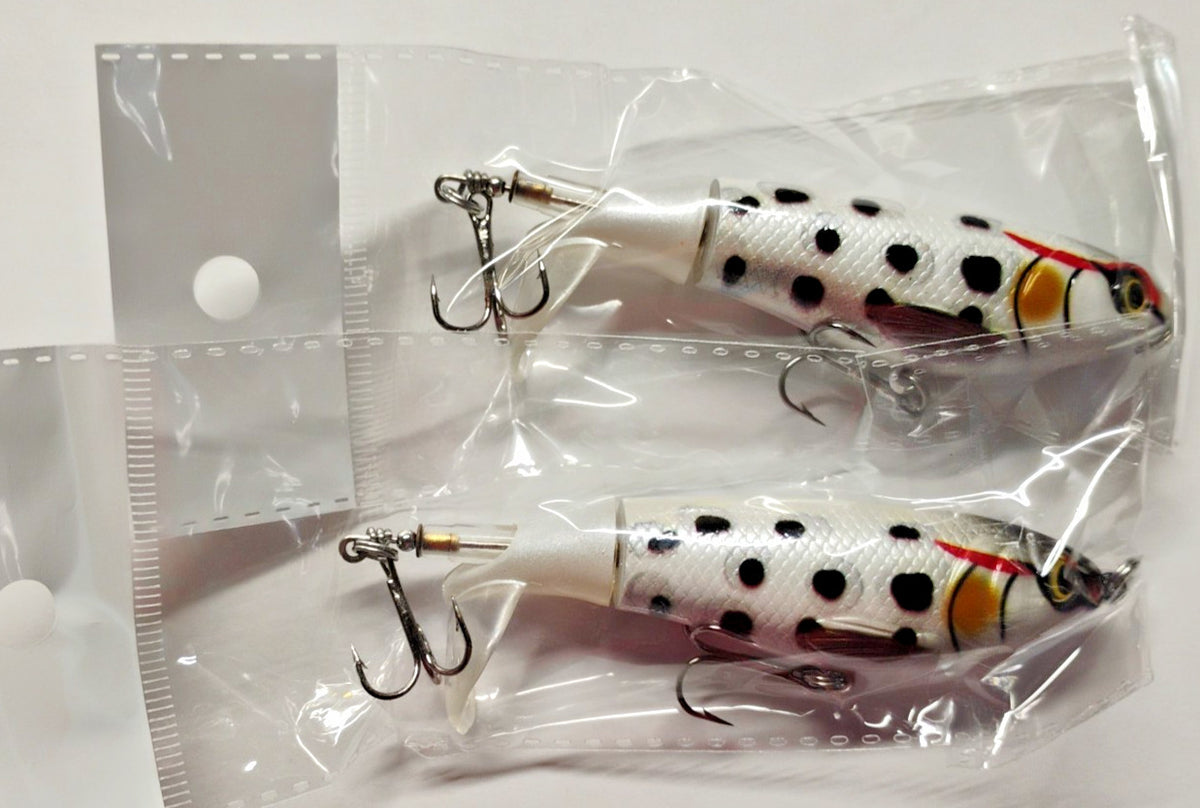 Topwater Fishing Lure Set - 105mm Albino Frog Style Poppers, 2 Pack
