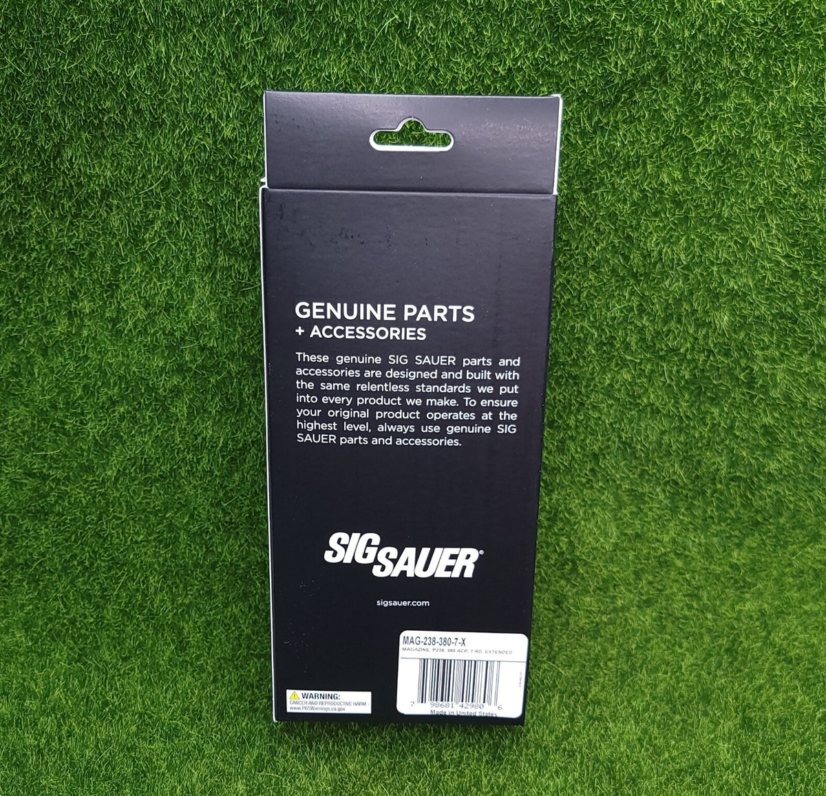 Sig Sauer P238 .380 ACP 7-Round Extended Steel Magazine - OEM Pistol Mag