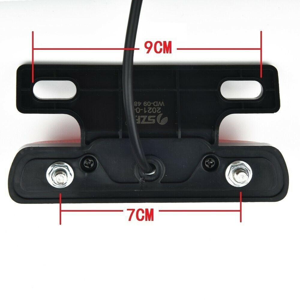 Electric Bicycle Rear Tail Light 36-48V Safety Warning Lamp for E-Bike