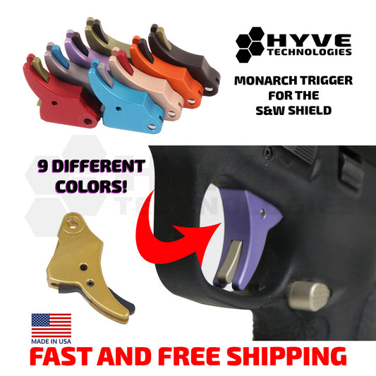 Monarch Trigger System for Smith & Wesson M&P Shield Plus - Multiple Colors