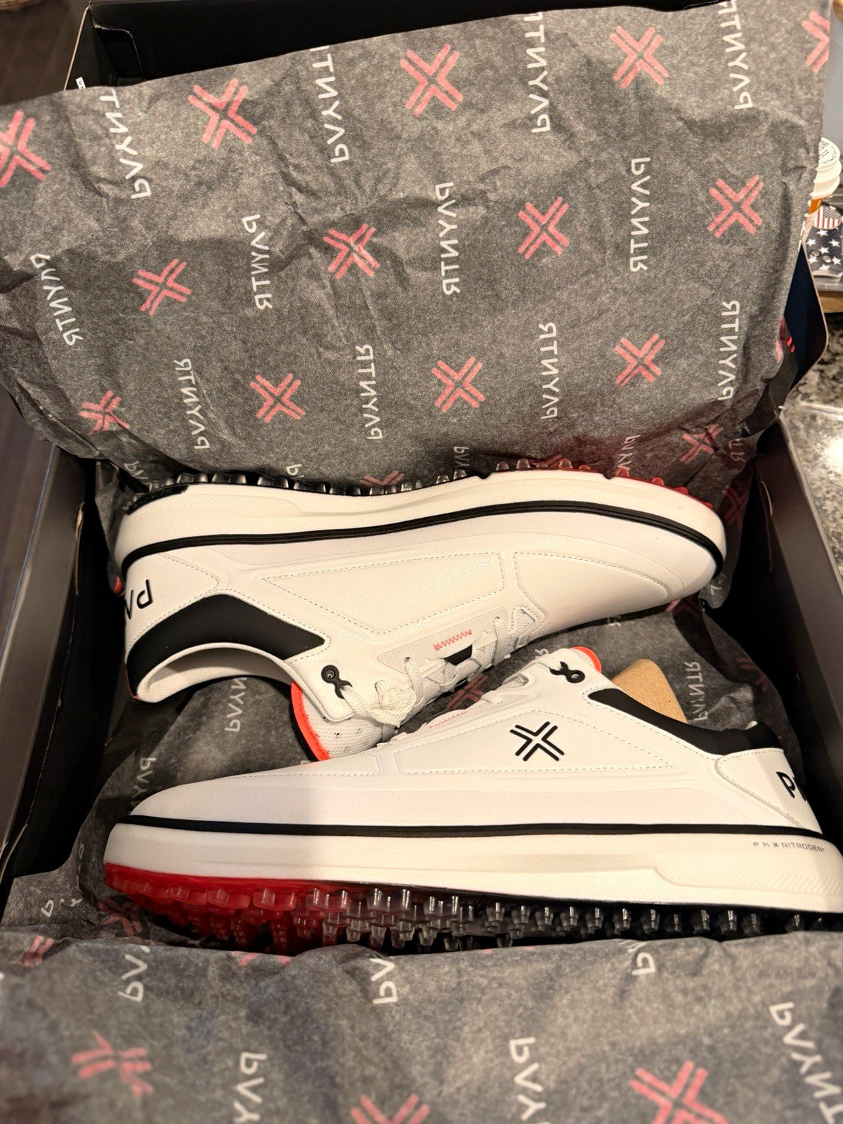 Men's Spikeless Golf Shoes - White Fresh Foam ROAV V2 for Comfort and Traction