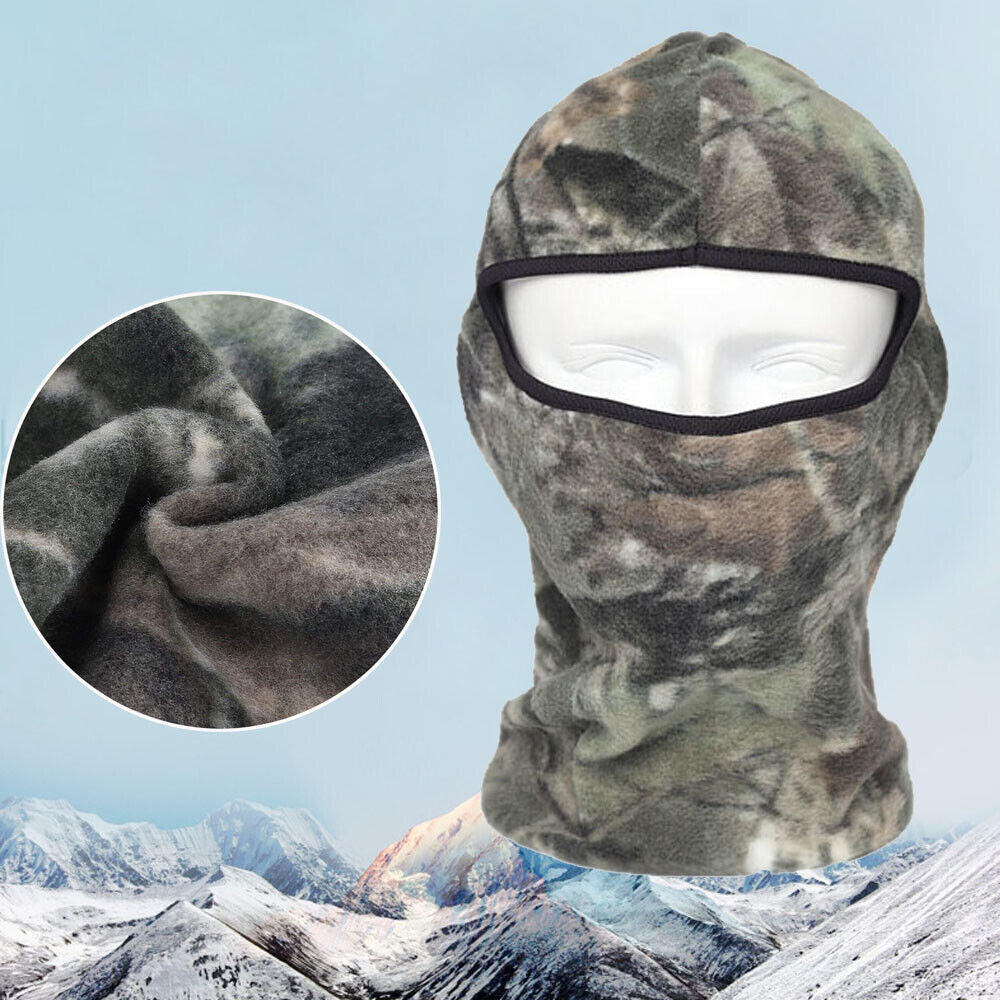 Unisex Thermal Fleece Balaclava Ski Mask Neck Warmer Windproof Face Cover