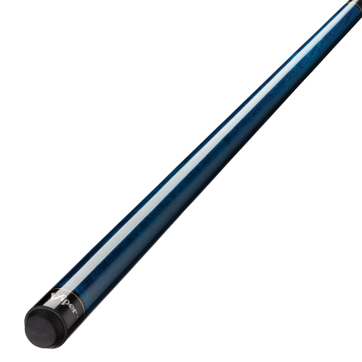 Elite Series Pool Cue Stick 58" 18-21 oz – Viper Billiards cobalt unwrapped