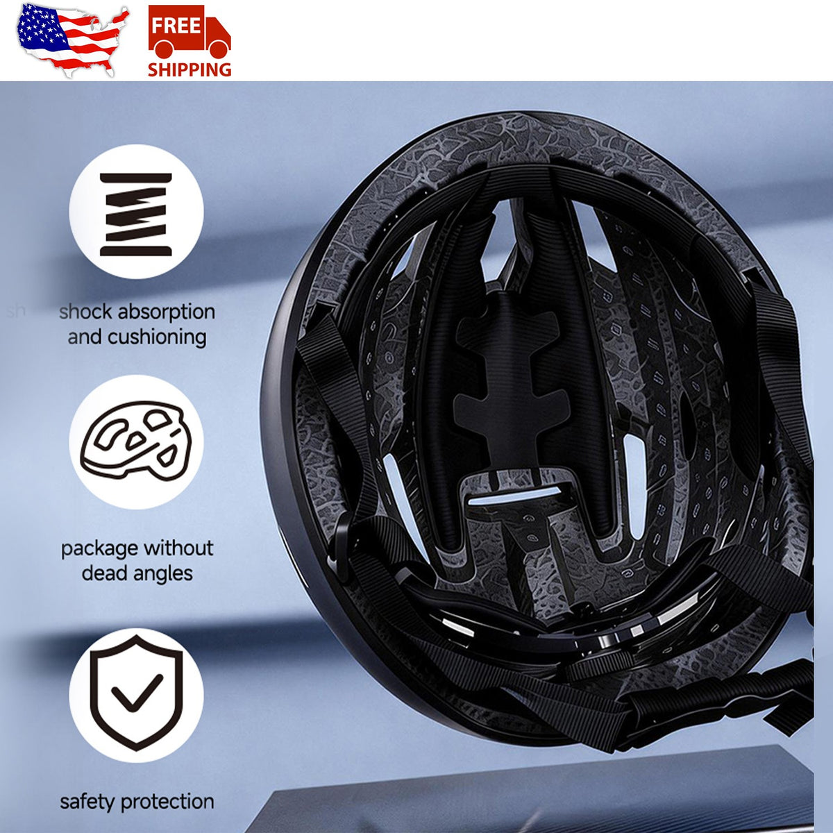 LED Helmet Display with Bluetooth Control - Motorcycle & Cycling Safety Light