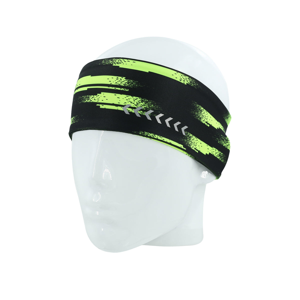 Reflective Sport Headband Moisture Wicking Hair Band for Running Cycling Yoga