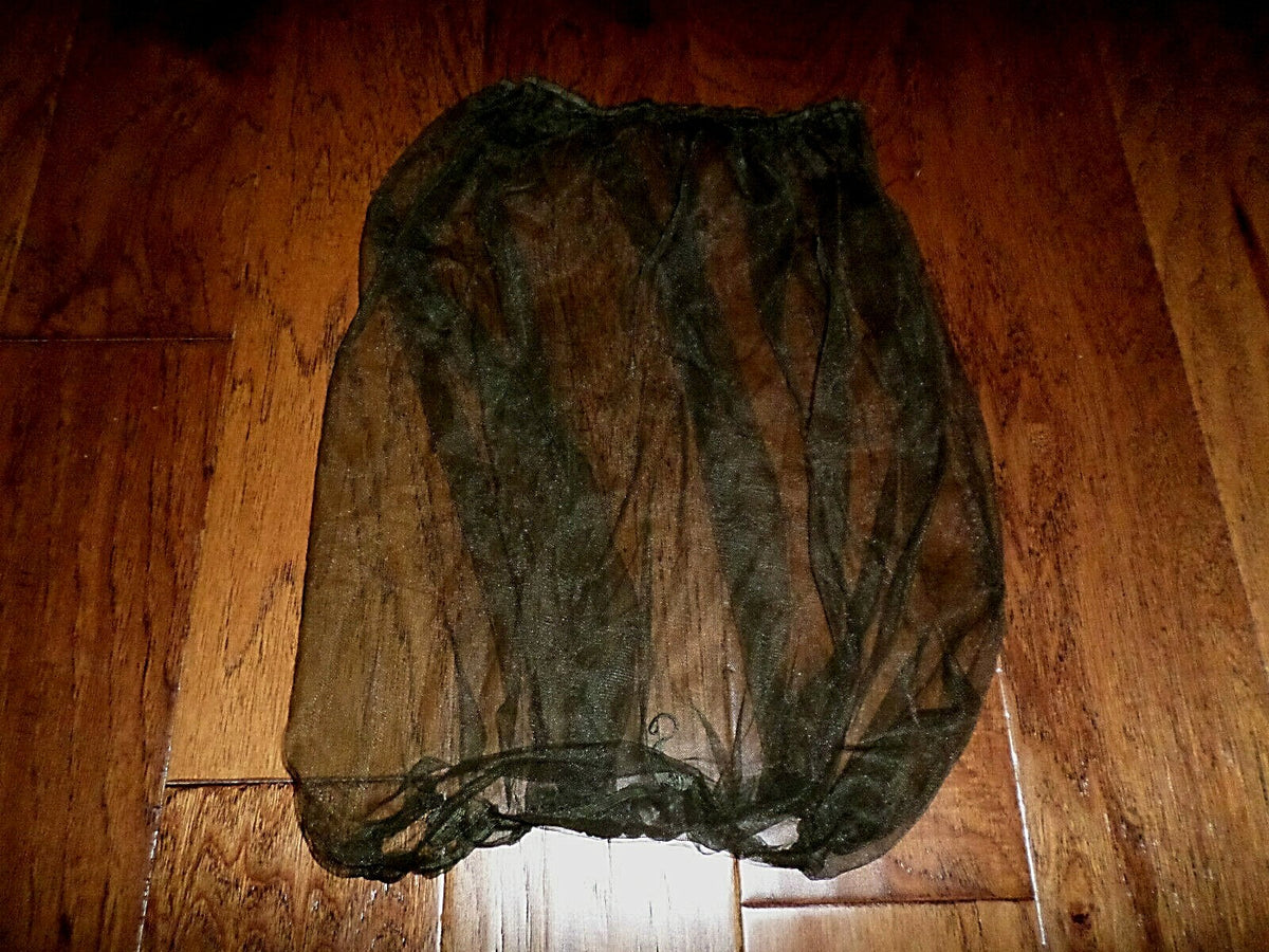 Military Vietnam Issue Jungle Hat Mosquito Net - OD Green, Fits Helmets & Boonie Hats