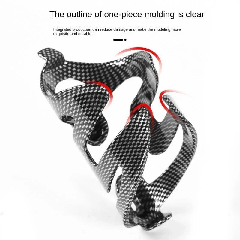 Full Carbon Fiber Bike Water Bottle Cage - Ultra Lightweight & Durable